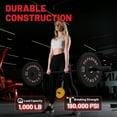 thumbnail image 6 of ROALW Olympic Barbell Bar 6.5 ft - 1,000 lb Capacity for Weightlifting, Powerlifting, Bench Press, Deadlift & Squat - Strength Training Barbell for Gym, Black, 6 of 8