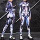 thumbnail image 2 of Disfraz de punk de moda VIP para mujer, con cremallera frontal, para fiesta de carnaval, mono Zentai, traje de gato robot femenino, ropa de cosplay para Purim, 2 of 5