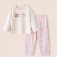 thumbnail image 2 of NOLDARES Toddler Pajamas Boys Pyjamas 2pcs Long Sleeves Pjs Sets for Kids Fall Winter Sleepwears 6-12 Months 12-24 Months 2t 3t 4t 5t 6t 7t 8t 9t Children,Light Pink,10-11 Y, 2 of 4