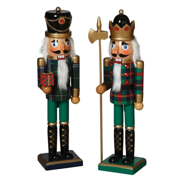 Assorted Traditional Nutcrackers (Set of 2)