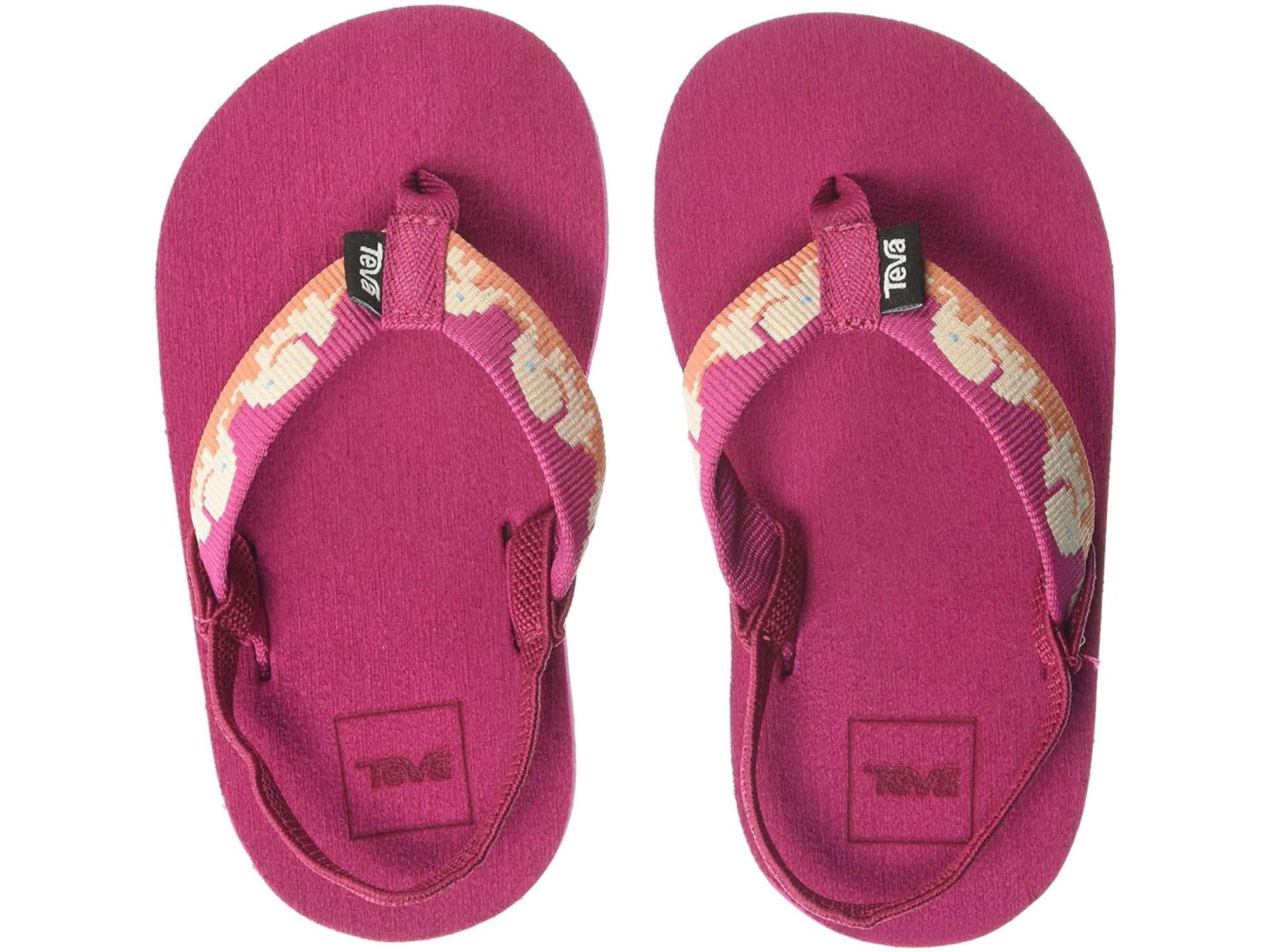 teva girls flip flops