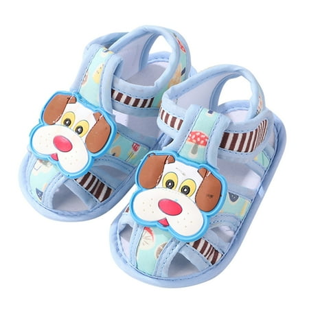 

EHQJNJ Baby Sandals Boy Baby Girls Boys Soft Toddler Shoes Toddler Walkers Shoes Cartoon Puppy Princess Shoes Sandals White Toddler Shoes Girl Sandals Kids on Sandals