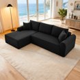 thumbnail image 2 of 103" Modular Sectional Couch with L-Shape Chaise, Modern Boneless Couch for Living Room, Sofa in A Box, Oversized Sofa Sleeper with Deep Seat, No Assembly Required, 2 of 8