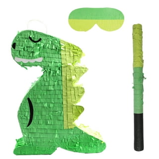 Dinosaur Bundle Pinata Bat and Blindfold Fun Game Birthday Party