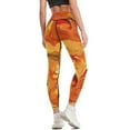 thumbnail image 3 of The Orange design giving of the positivity of optimism and energy. Leggings Women's high waist for physical Womens Leggings, 3 of 6