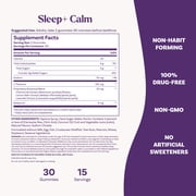 Natrol® Sleep+™ Calm Melatonin Gummies for Adults, Strawberry Flavor, 60 Count