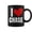 Black, variant on I Love Chase Personalized Personal Name Heart Friend Family Coffee Mugs