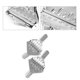 thumbnail image 4 of Exprimidor de limón de acero inoxidable, pinza manual para limón, exprimidor, cocina, bar, 4 piezas, 4 of 8