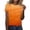 Orange, variant on Women's Summer Loose T Shirt Casual Gradient Color Short Sleeve Lightweight Daily Top by Yigetop Light Yellow 2XL