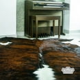 thumbnail image 5 of Dark Tricolor Cowhide Rug, 5x7 ft, Genuine Leather, Natural Cowhide for Modern & Rustic Decor, 5 of 8