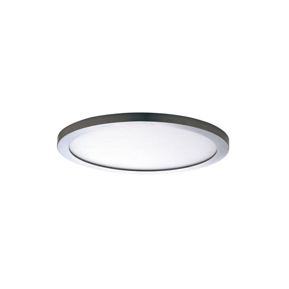 58712WTSN Maxim Lighting Wafer - 15W 1 LED Round Flush Mount-0.5 Inches Tall and 7 Inches Wide-Satin Nickel Finish
