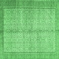 thumbnail image 1 of Ahgly Company Indoor Square Persian Emerald Green Traditional Area Rugs, 3' Square, 1 of 4