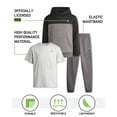 thumbnail image 2 of RBX Boys Pants Set - 3 Piece Athletic Outfit Set with Short Sleeve T-Shirt, Fleece Sweatshirt and Joggers, 2 of 7