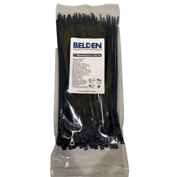 Belden Cable Pro Dt-11-50-0-C - 100-Pack Zip Ties High Quality!