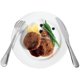 thumbnail image 4 of Xiao Hua Juego de cubiertos de 8 piezas con cuchillos de mesa, acero inoxidable pulido espejo de 9,05 pulgadas de plata, 4 of 5