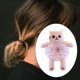thumbnail image 5 of Lazos de pelo de felpa Decoración de pelo lindo de dibujos animados Dulce Gato púrpura Yuyangstore Corbatas elásticas, 5 of 8