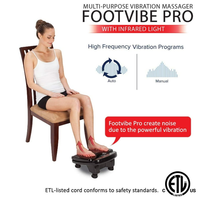 Footvibe Pro Infrared Vibrating Foot Massager FSA HSA Eligible