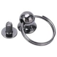 thumbnail image 3 of Rivetswith Pull Ring,100 Sets Round Head Leather Craft Rivets Screwback Round Head Rivets Best in its Class, 3 of 5