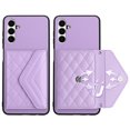 thumbnail image 4 of Allytech Galaxy A13 5G Wallet Case with Shoulder Strap, Luxury PU Leather RFID Blocking Protectve Anti-Scratch Bumper Cards Slots Magnetic Closure Phone Case Cover for Samsung Galaxy A13 5G, Purple, 4 of 9