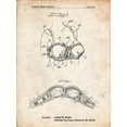 thumbnail image 2 of Borders, Cole 15x18 Gold Ornate Wood Framed with Double Matting Museum Art Print Titled - PP1004-Vintage Parchment Push-up Bra Patent Poster, 2 of 4