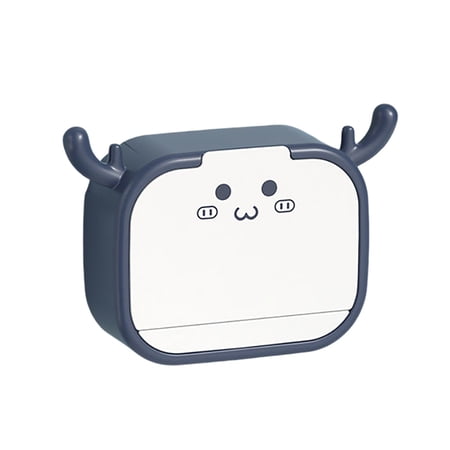 Cartoon Shaped Soap Holder With Hooks Wall Mounted Non Drilling Portable Cleaning Storage Foam For Ba