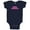 Navy, variant on Cutie Patootie Infant Body Suit - Baby One Piece - Girls