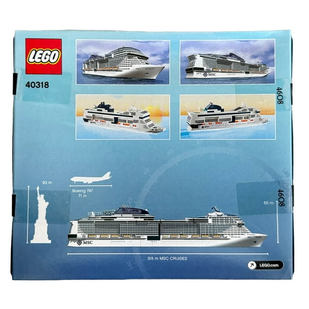 LEGO MSC Cruise Ship - Hotel block engineering - Walmart Business