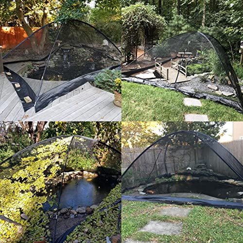 ZBPRESS Pool Dome Cover,13x17 FT Garden Pond Nets for Outdoor Ponds,0