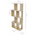 thumbnail image 5 of Librero Xtellar Organizador  Minimalista Moderno Con Estantes Abiertos Color Marrón, 5 of 5