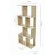 thumbnail image 5 of Librero Xtellar Organizador  Minimalista Moderno Con Estantes Abiertos Color Marrón, 5 of 5