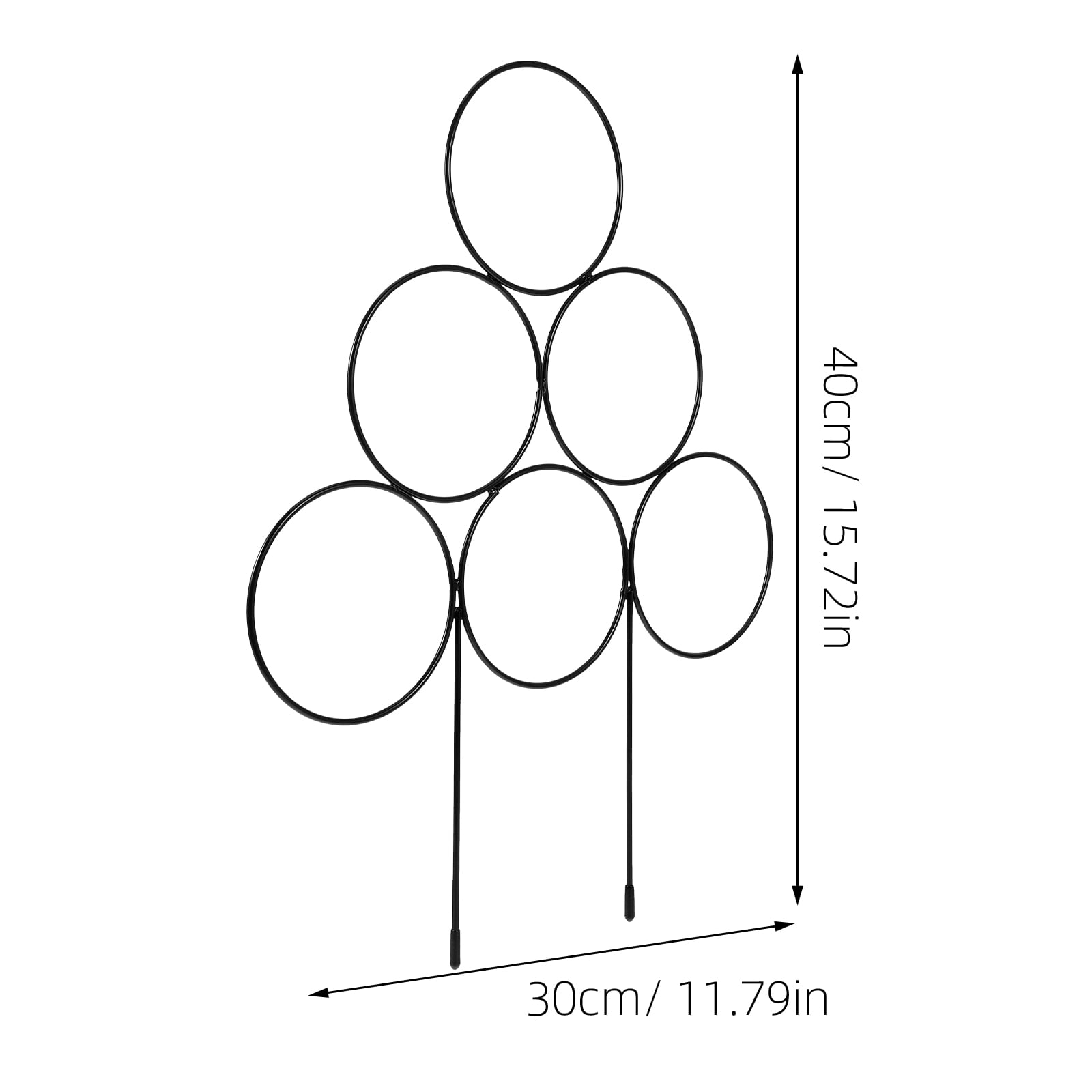 FENGGUIQU Plant Trellis for Climbing Plants Easy to Use Durable Support for Home Garden 4Pcs