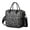 Black-187, variant on Retro Plaid Leakproof Cooler Bag - Large Insulated Tote for Outdoor, Work & School, Durable Waterproof Lunch Bag with Shoulder Strap