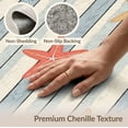 thumbnail image 6 of ODIKA 5'x7' Machine Washable Non-Slip Area Rug, Vintage Driftwood Starfish Nautical Bath with Weathered Design High Traffic Rug, Beige, 426902, 6 of 7