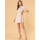 thumbnail image 3 of Vestido Camisero De Manga Corta Con Cuello En V Y Estampado Floral Frontal Con Botones Para Mujer Allegra K Blanco S, 3 of 6
