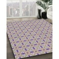 thumbnail image 2 of Ahgly Company Indoor Rectangle Patterned French Lilac Purple Novelty Area Rugs, Swatch Sample, 2 of 6