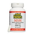 thumbnail image 1 of El suplemento Natural Factors MSM apoya la salud de las articulaciones 90 cápsulas, 1 of 7