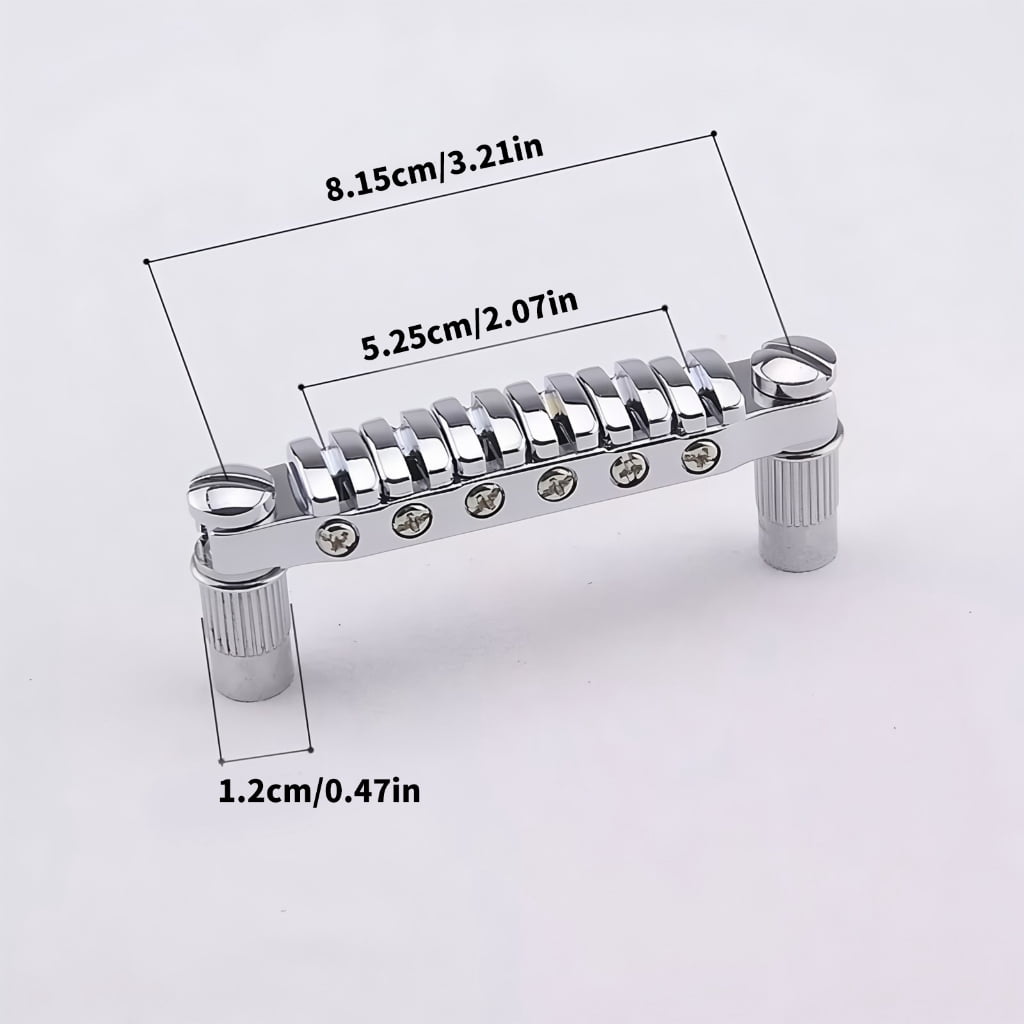 Electric Guitar Bridge Change Guitar Bridge Tailpiece Individual Saddles for 6 String Electric Guitars Parts