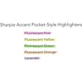 thumbnail image 3 of Iluminador Sharpie Accent Pocket Style amarillo fluorescente, paquete de 6, 3 of 5