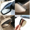 thumbnail image 5 of Mirror Rain Visor Smoke Guard Car Side Mirror Rain Guard, 2 PCS Car Rear View Side Mirror Rain Eyebrow Waterproof Carbon Fiber Rain Shield Sun Visor Side Blocker Cover Car Exterior Trim Accessories, 5 of 5