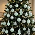 thumbnail image 3 of 40 Pcs Christmas Tree Decorations Electroplated Plastic Hanging Pendant Multiple Styles Of Christmas Ornaments Shatterproof Christmas Decoration Indoor, 3 of 6