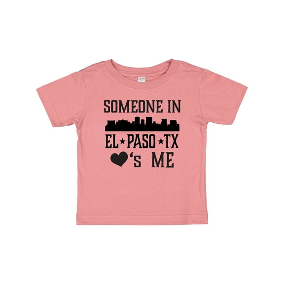 Inktastic El Paso Texas Someone Loves Me Skyline Boys or Girls Baby T-Shirt
