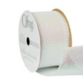 thumbnail image 2 of Offray Ribbon, White Opal 1 1/2 inch Galena Metallic Ribbon for Wedding, Crafts, and Gifting, 9 feet, 1 Each, 2 of 8