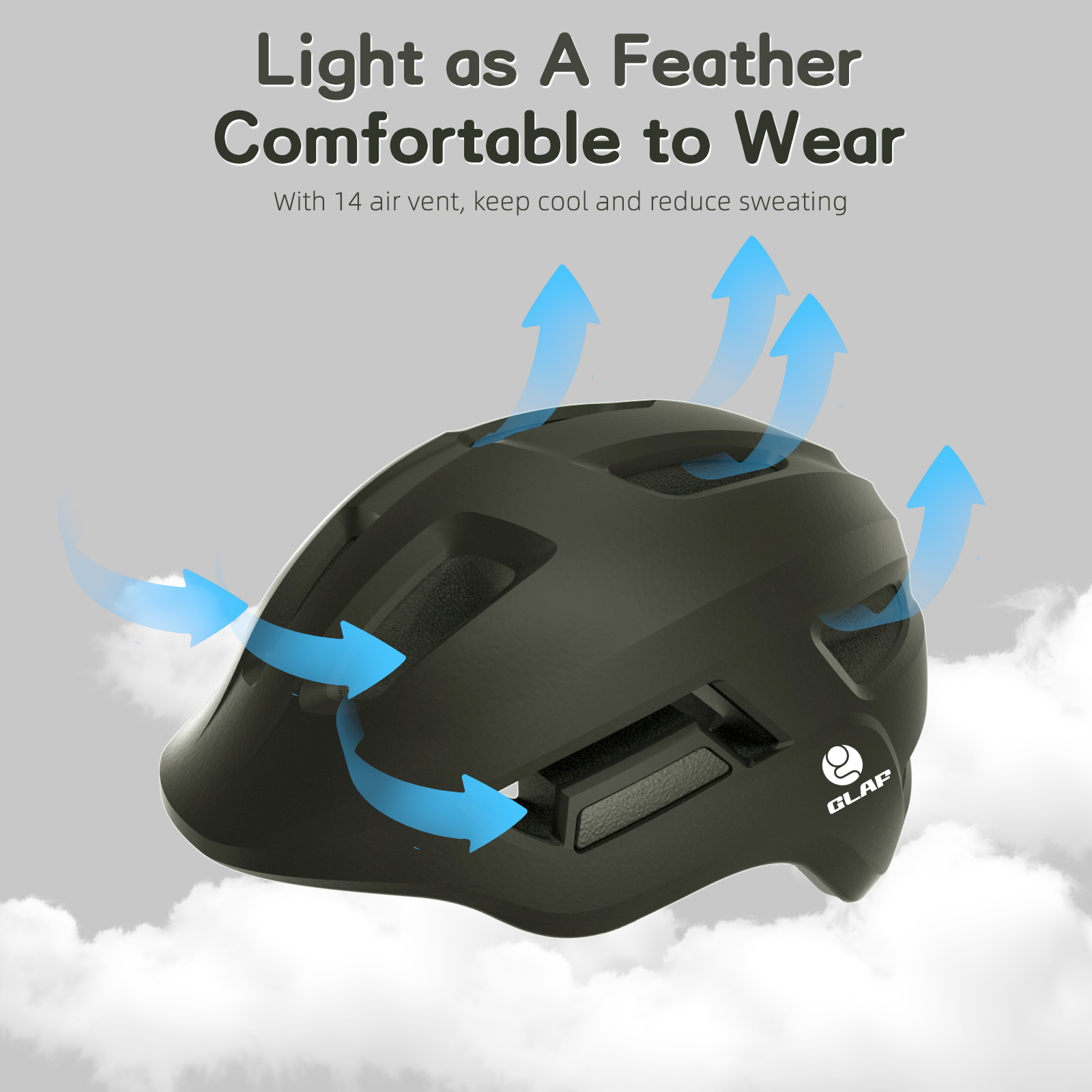 GLAF Baby Bike Helmet Toddler Helmets for 1 Year Old and Up Infant Girls Boys Multi Sport Adjustable for Scooter Bicycle Kids Youth Child Skateboard Safety Cycling