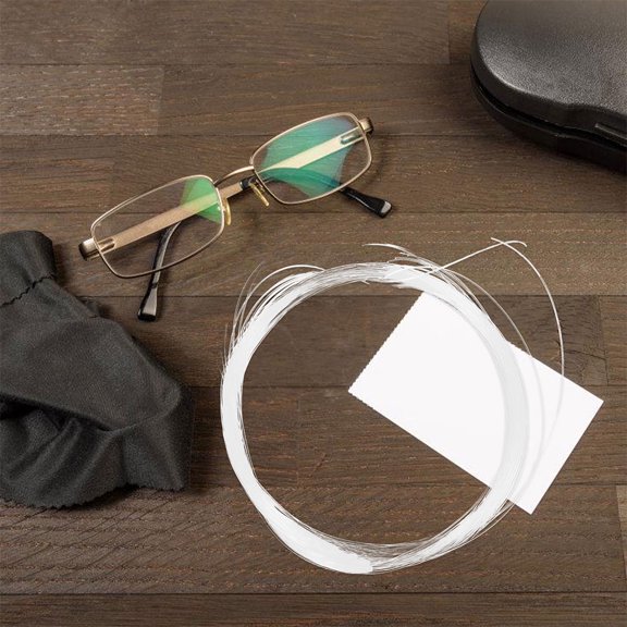 OUNONA Durable Transparent Glasses Repair Thread for Half Frame Eyewear with Sturdy Fit and Lightweight Design