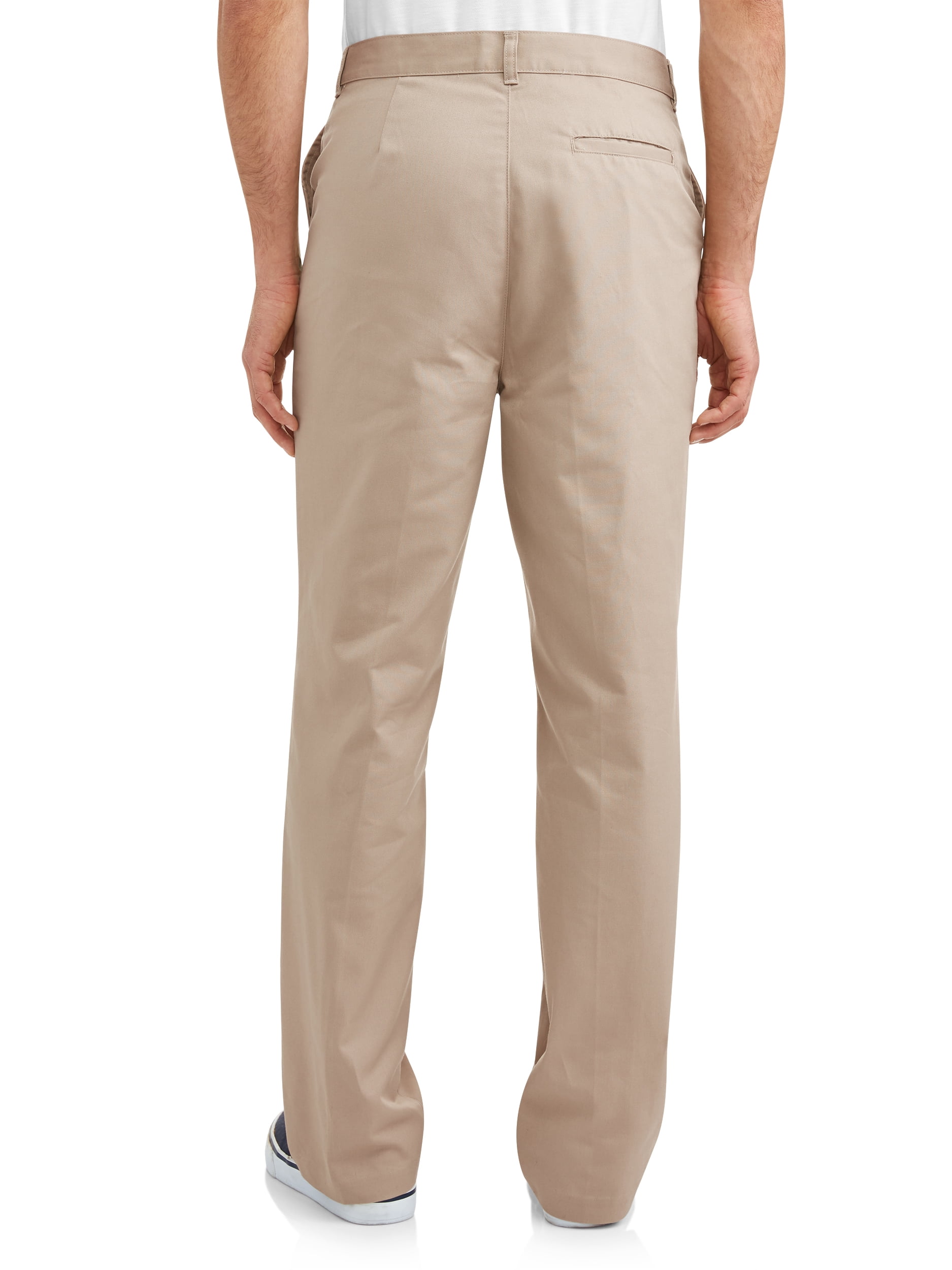 Real School Young Men's Uniform Flat Front Pant