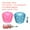 Pink Blue, variant on Uxcell Roller Skate Toe Stops with Screwdriver 82A Rubber Brake Stoppers Block, Clear Pink Blue 2 Pair