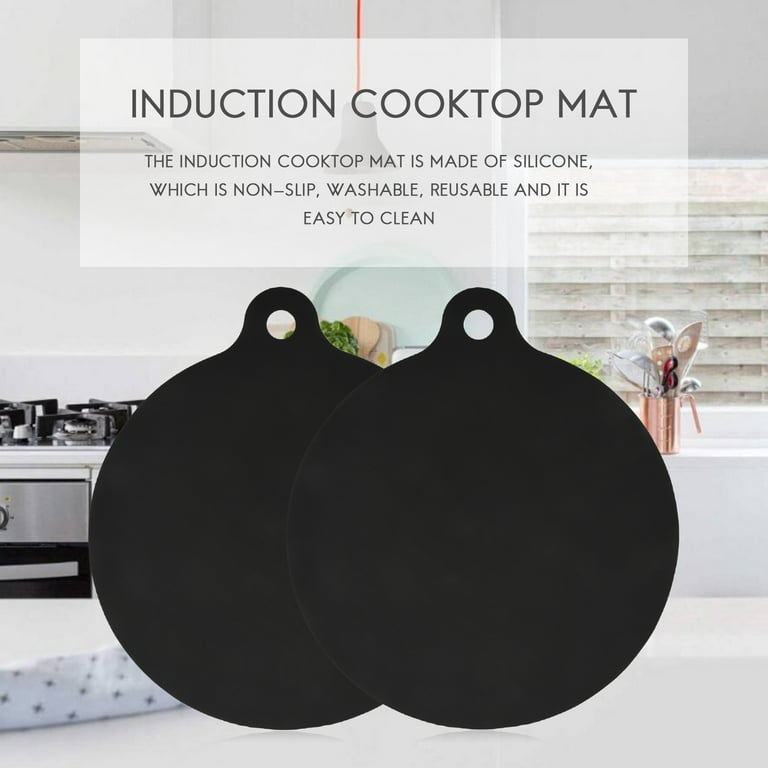 6 Pcs Induction Cooktop Mat Nonslip Silicone Heat Insulation Pad