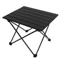 thumbnail image 1 of Camping Side Table, Easy Cleaning Stable Easy Installation Aluminum Alloy Folding Camping Table  For Outdoor For Cooking, 1 of 8