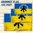thumbnail image 6 of Flagwix Make Love, Not War. Peace Sign Ukraine Grommet Flag THN3779GFv1 - 3x5 ft., No Flag Pole Rings, 6 of 6