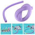 thumbnail image 3 of Flexible Learn Swimming Pool Noodle Water Float Floating Aid (Hollow Purple, 3 of 3
